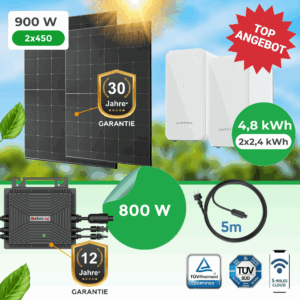 Balkonkraftwerk 900Watt mit 800W Wechselrichter und 2,24 kW 2xSpeicher.png
